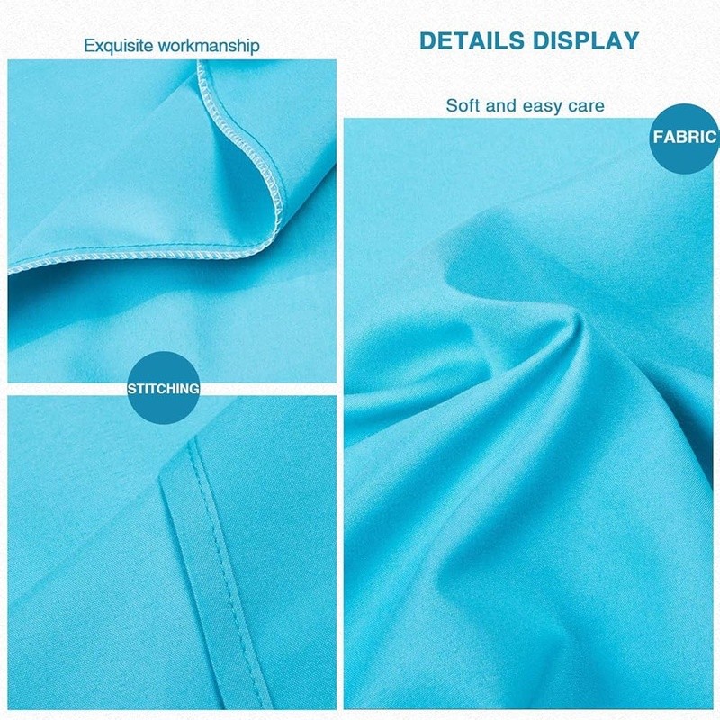 Microfiber King Pillowcases 20x36 Inch Envelope Closure Soft Durable 2 Pack New