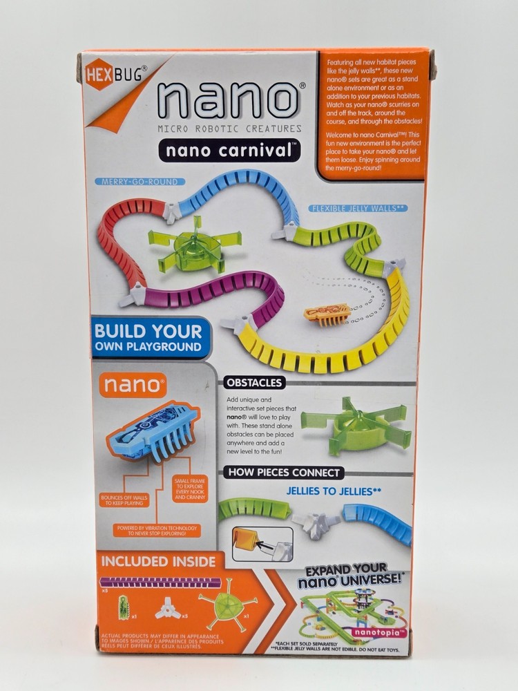 Hexbug Nano Micro Robotic Creatures Playground Merry Go Round Set New