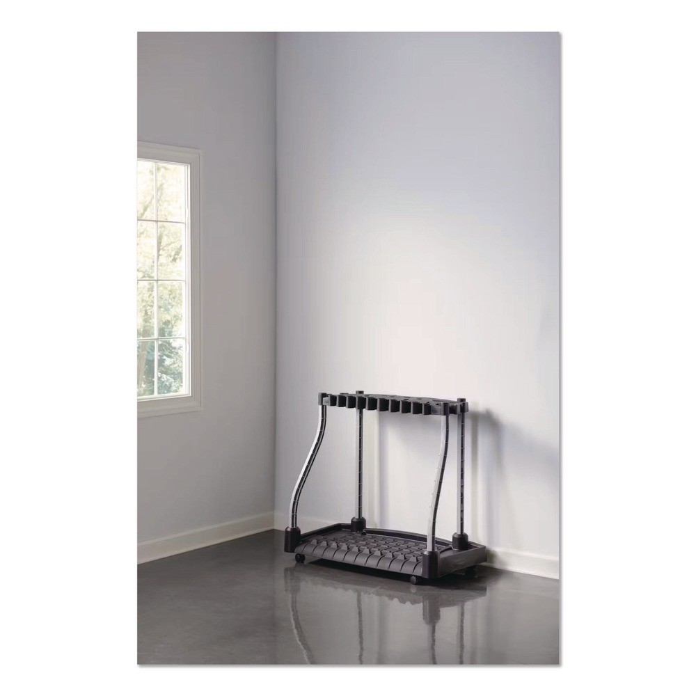 Rubbermaid 2140834 FastTrack Plastic Garage Tool Tower Rack - Black New