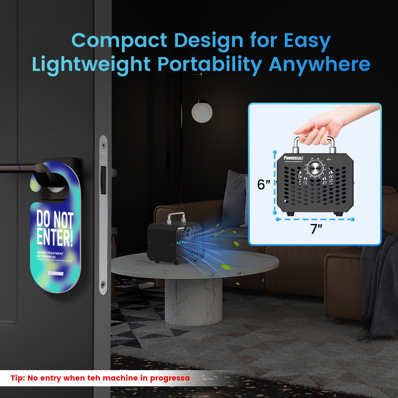 250000mg/h Ozone Generator Machine Air Purifier Ionizer Ozonator Timer for Home