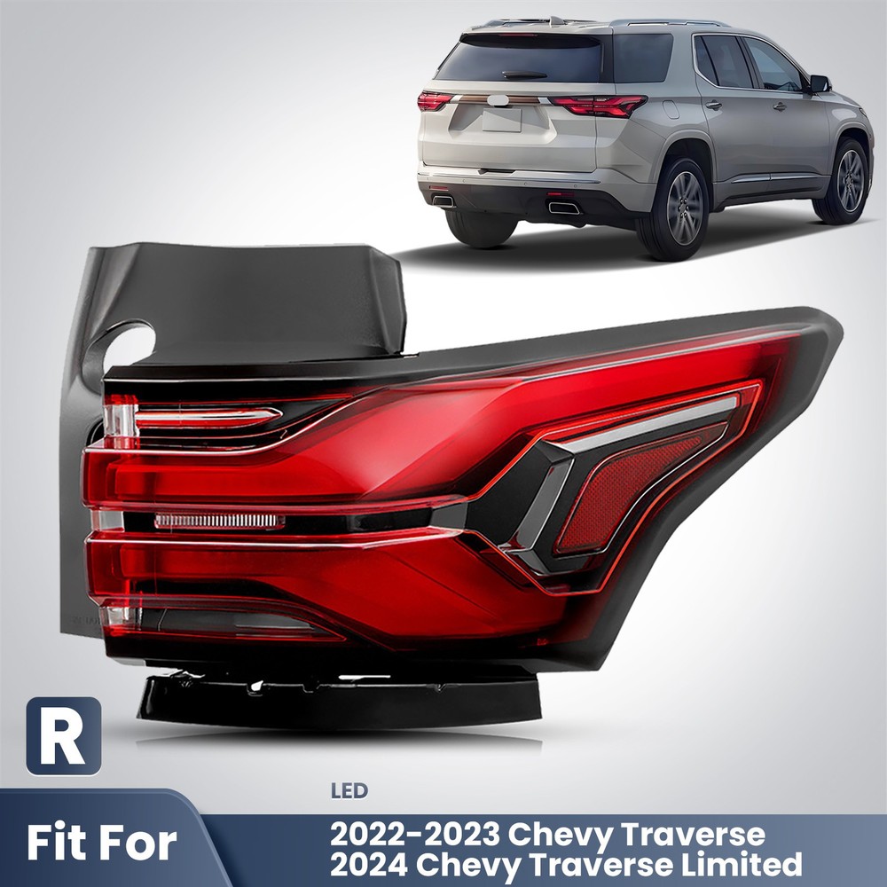 For 2022 2023 Chevy Traverse 2024 Traverse Limited  LED Outer Tail Light Right