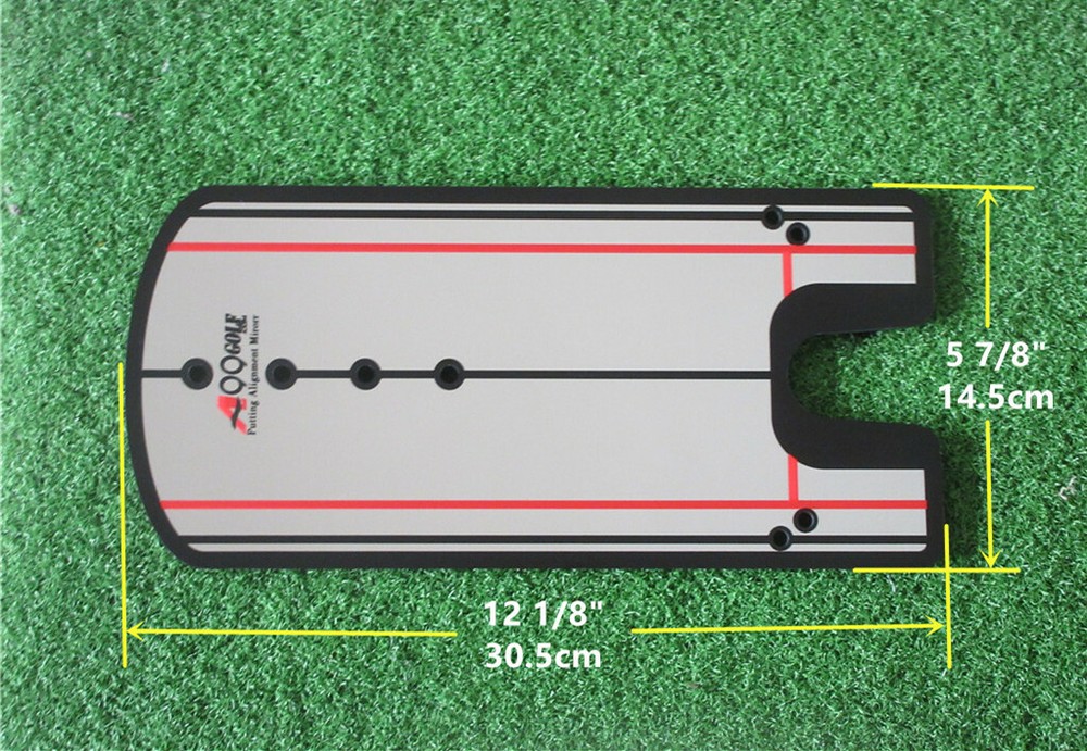 A99 Golf Putting Mirror I Training Alignment Aid w Blue Pouch Bag