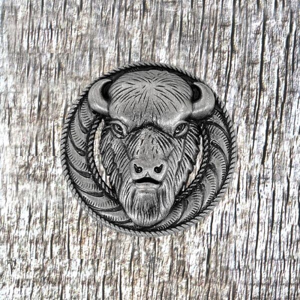 Buffalo Head Bison Concho CON232-A-AN