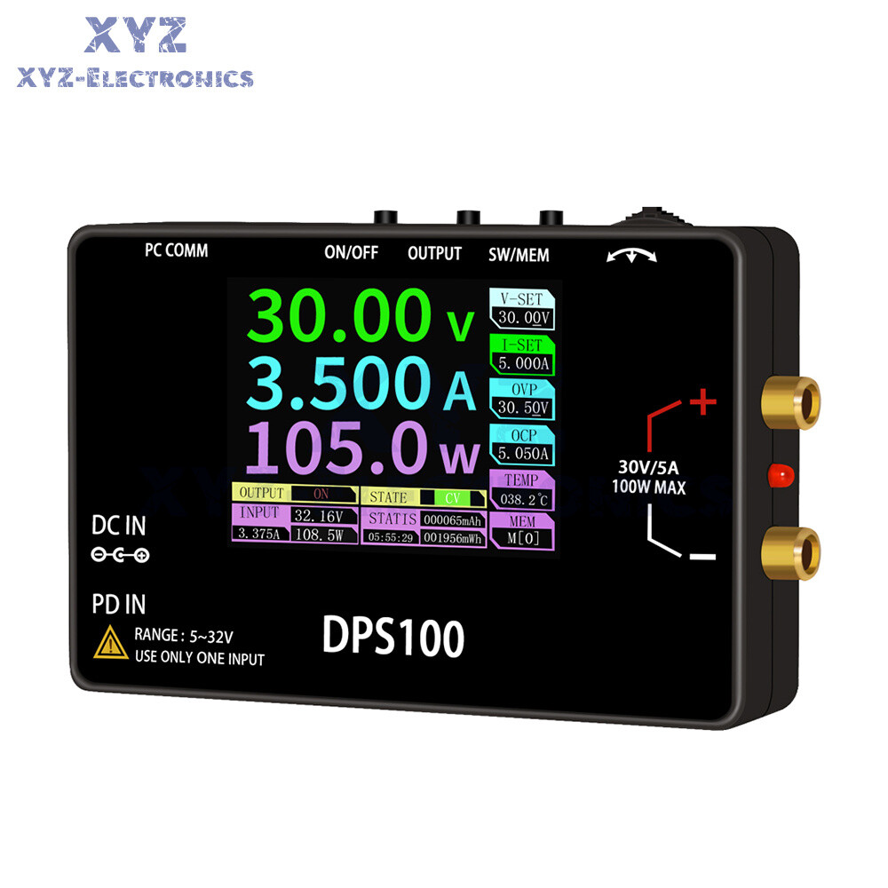 DPS100 CNC DC Adjustable Programmable Voltage Regulator Power Supply 30V 5A 100W