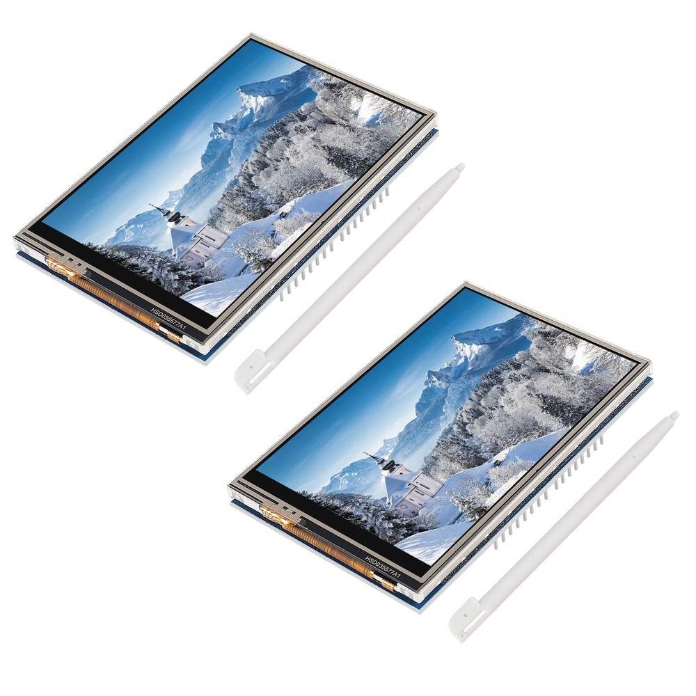 2 Pack 3.5 inch 480X320 TFT Touch Screen Module LCD Display Shield with SD Ca...