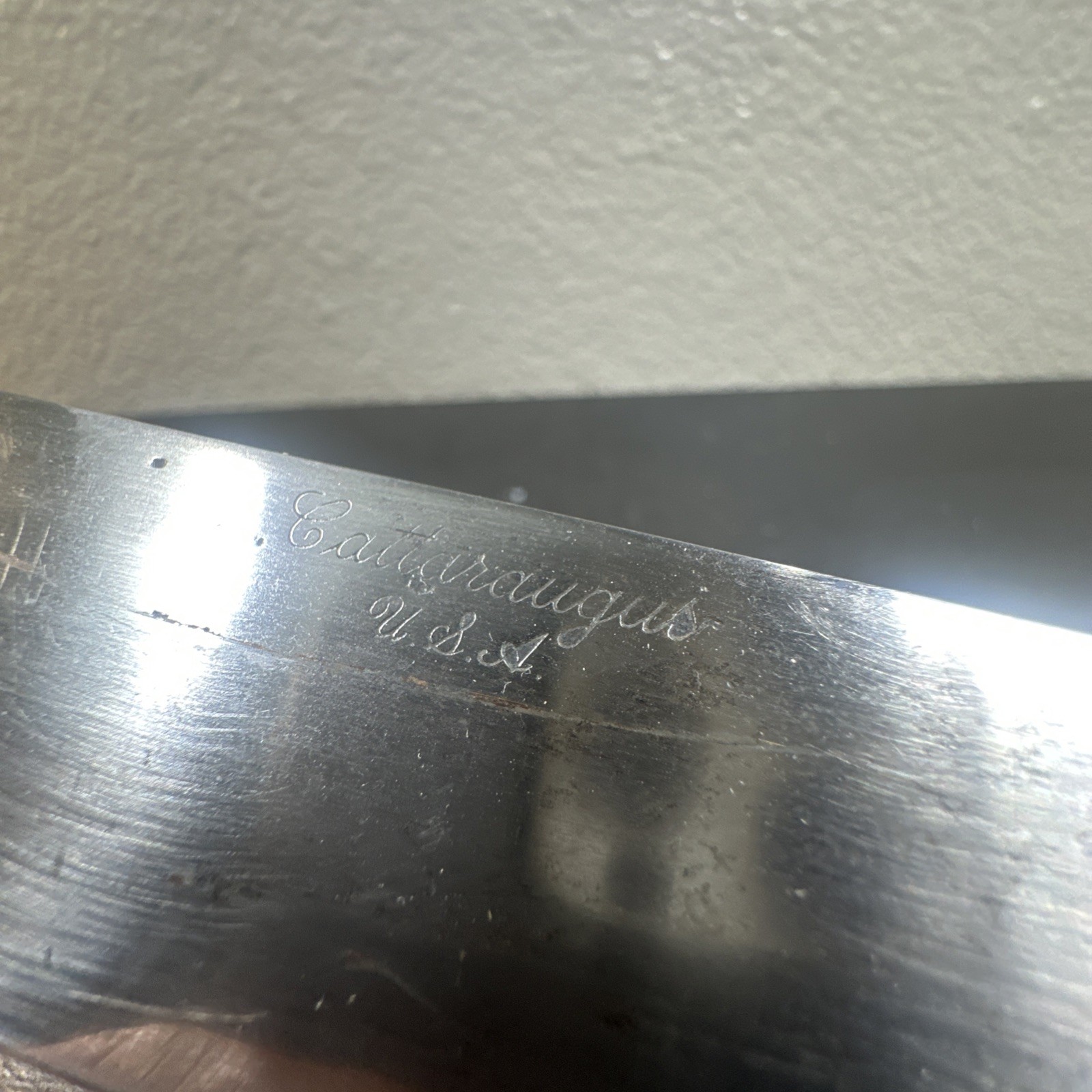 WWII US AAF Cattaraugus U.S.A.Folding Survival Machete Pilots Bolo W/guard