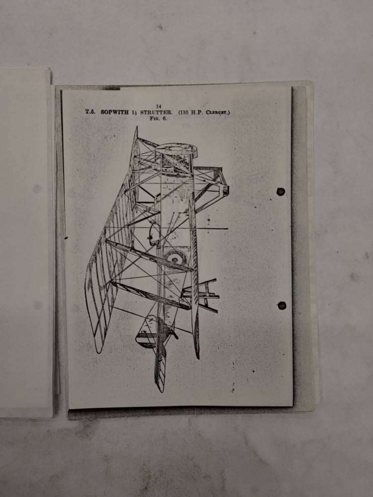 Sopwith 1 1/2 Strutter (110 H.P. Clerget) Rigging Notes-Copy