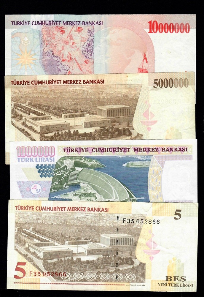 Turkey LOT 4 NOTES 1992 - 2005