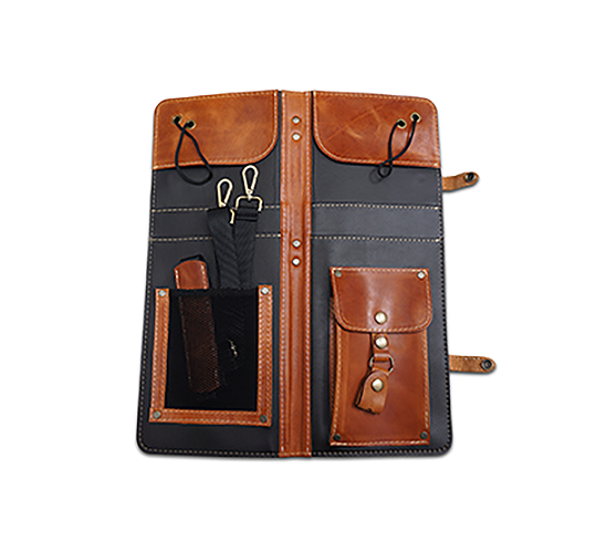 Ahead Drumsticks - Handmade Leather Stick Case - Tan