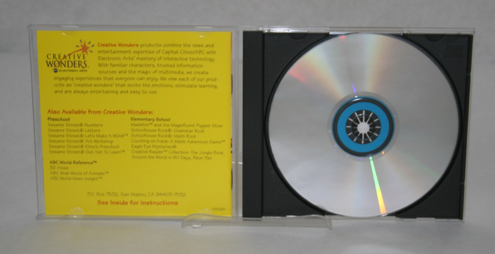 Madeline Thinking Games User's Guide CD Creative Wonders Electronic Arts