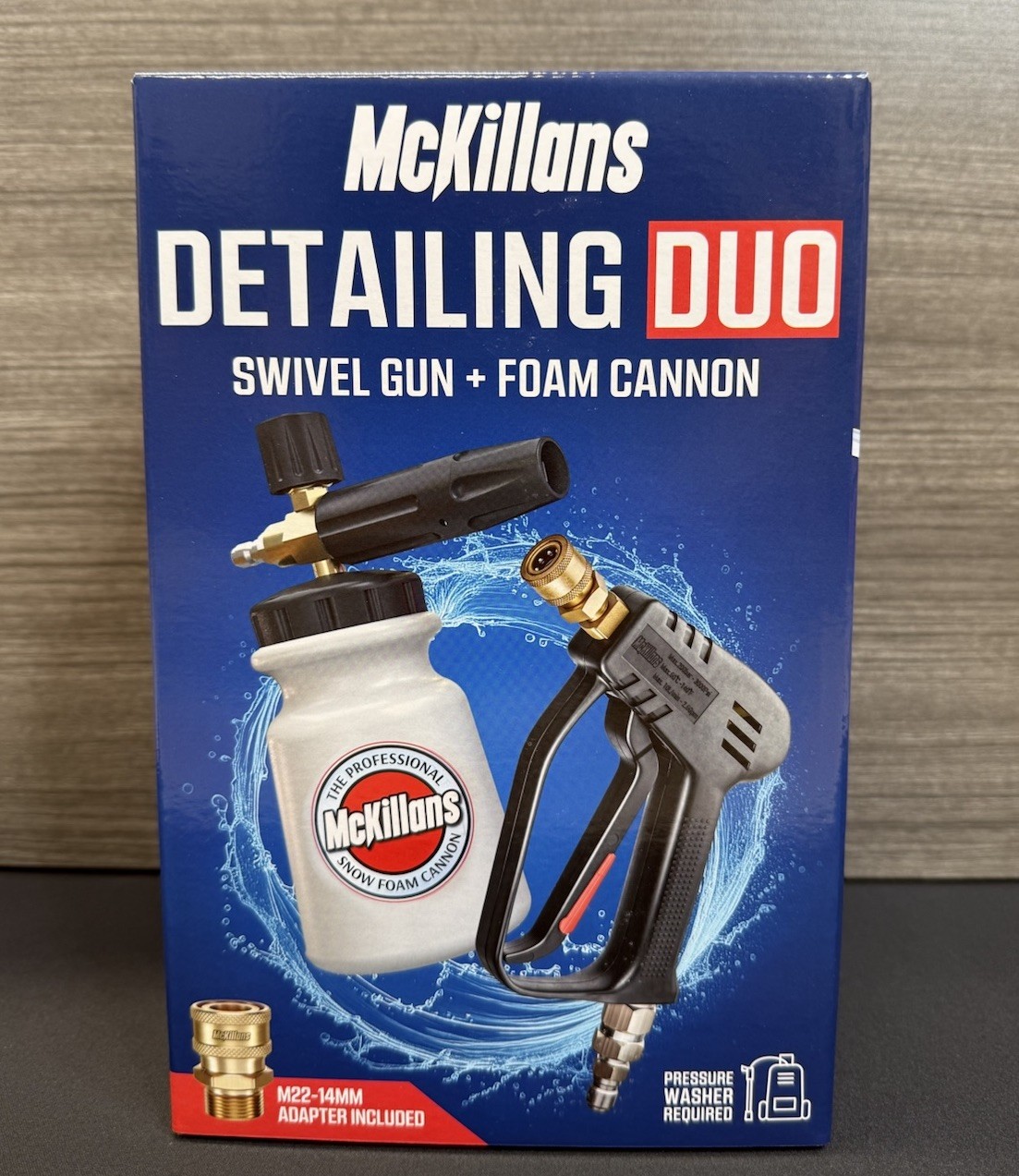 ✅McKillans Duo,  Swivel Gun & Wide Mouth Foam Cannon, New📦