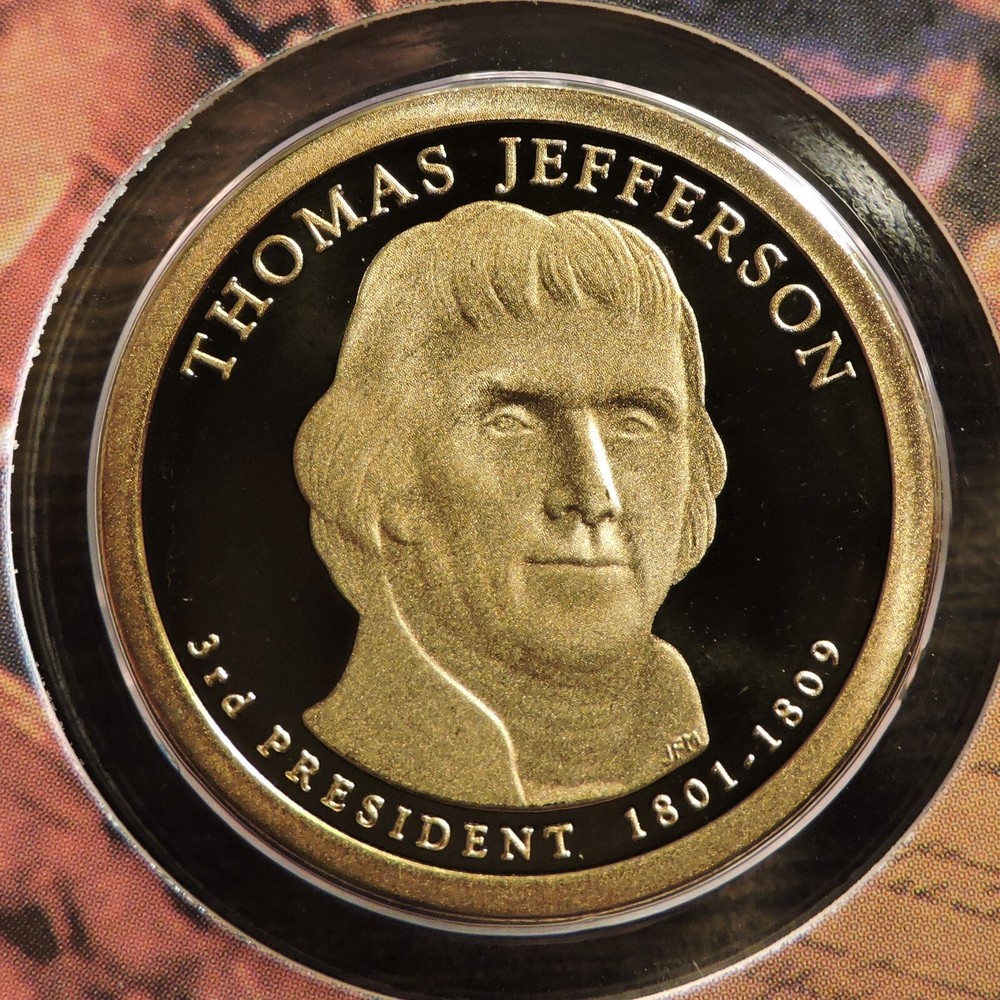 2007 S Proof President Thomas Jefferson Dollar