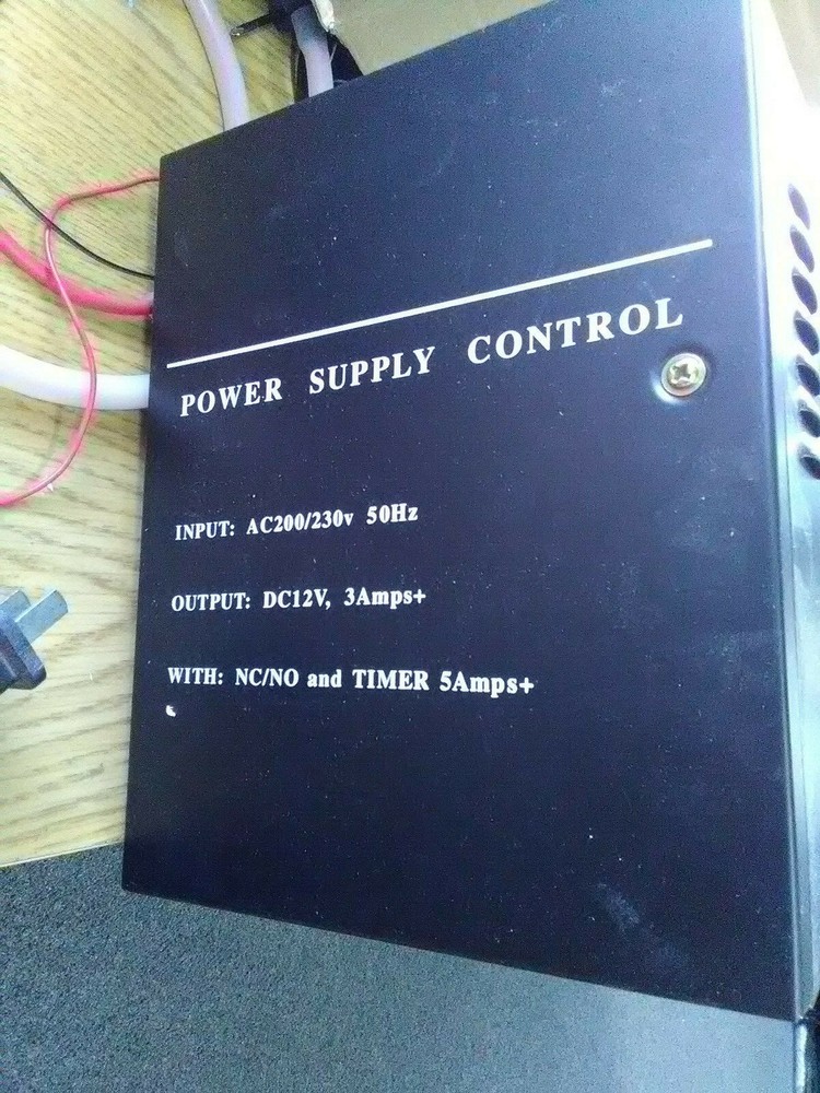 Power supply 12v with timer good for security system