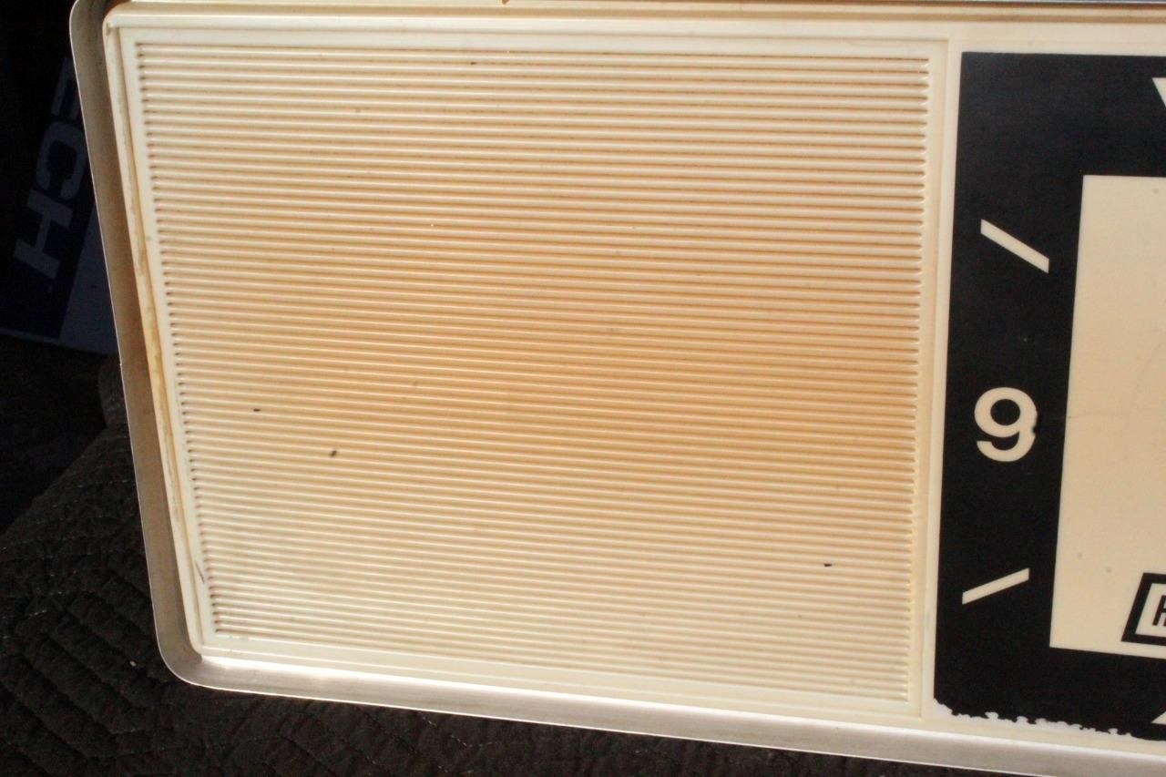 Vintage 1970s Harley Davidson AMF #1 Clock Menu Board Sign Sportster Chopper