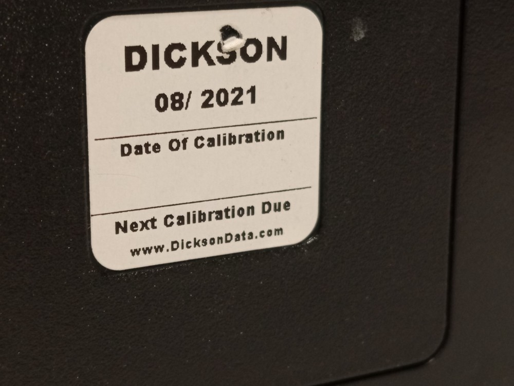 Dickson 4in temperature chart recorders, 7-day, LCD display as shown, untested