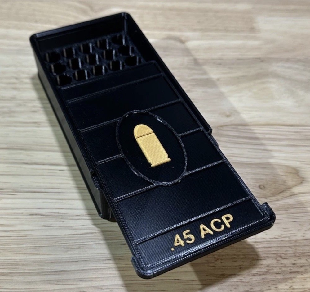 Stackable 45 ACP Auto Ammo Box 50rd Capacity (3 Pack)