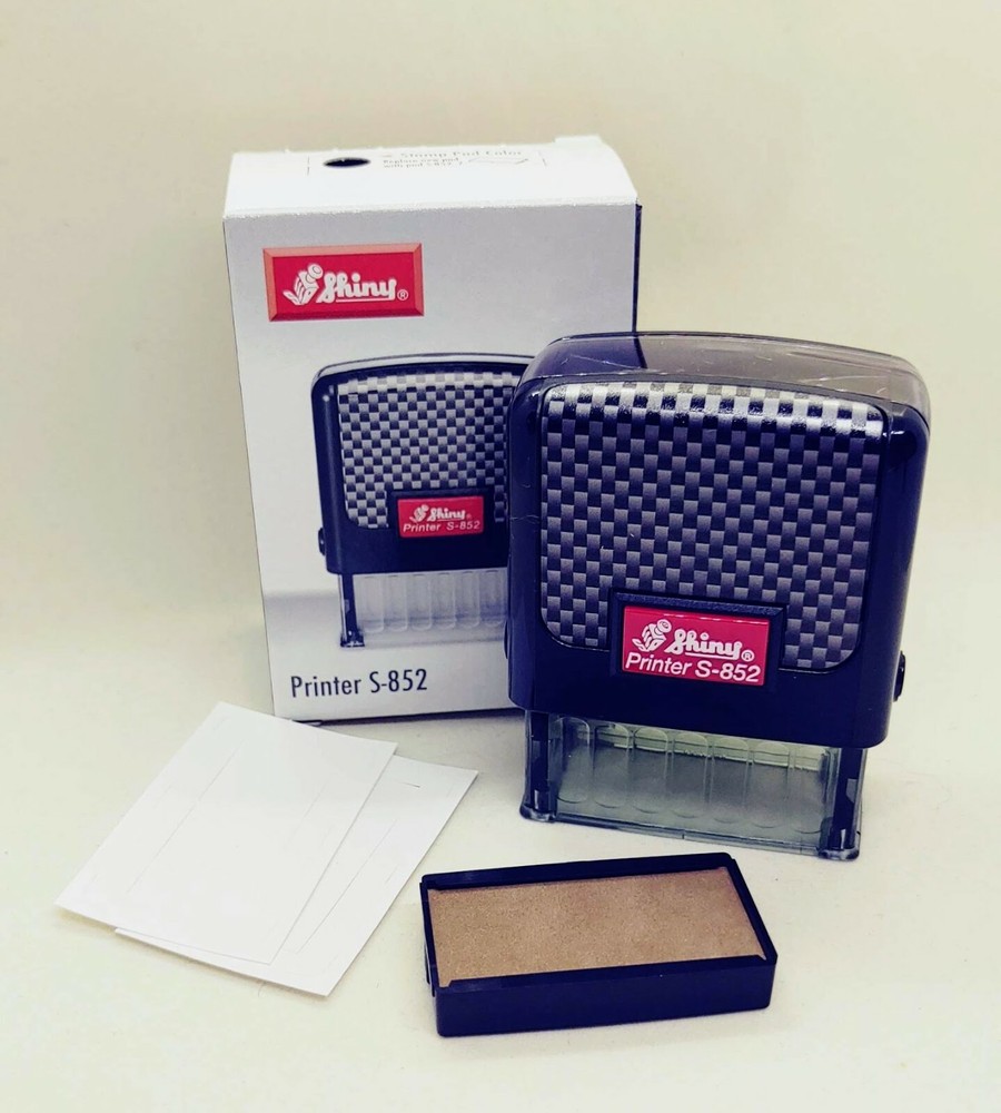 Shiny Printer Self Inking Stamp S-852
