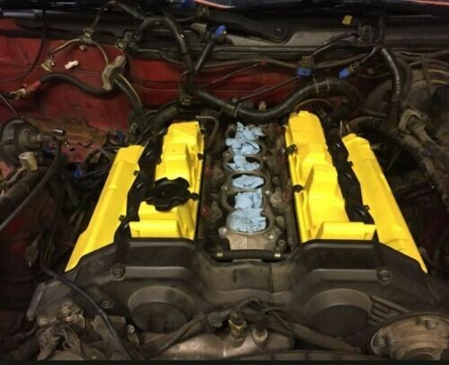Ceramic Yellow Spray High Temp Coating Engine Caliper Brake Rotor Spring Paint