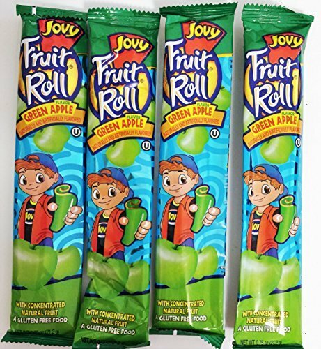 Jovy Fruit Roll Snacks -Apple (48 Packets per Order) - Perfect for Snacks