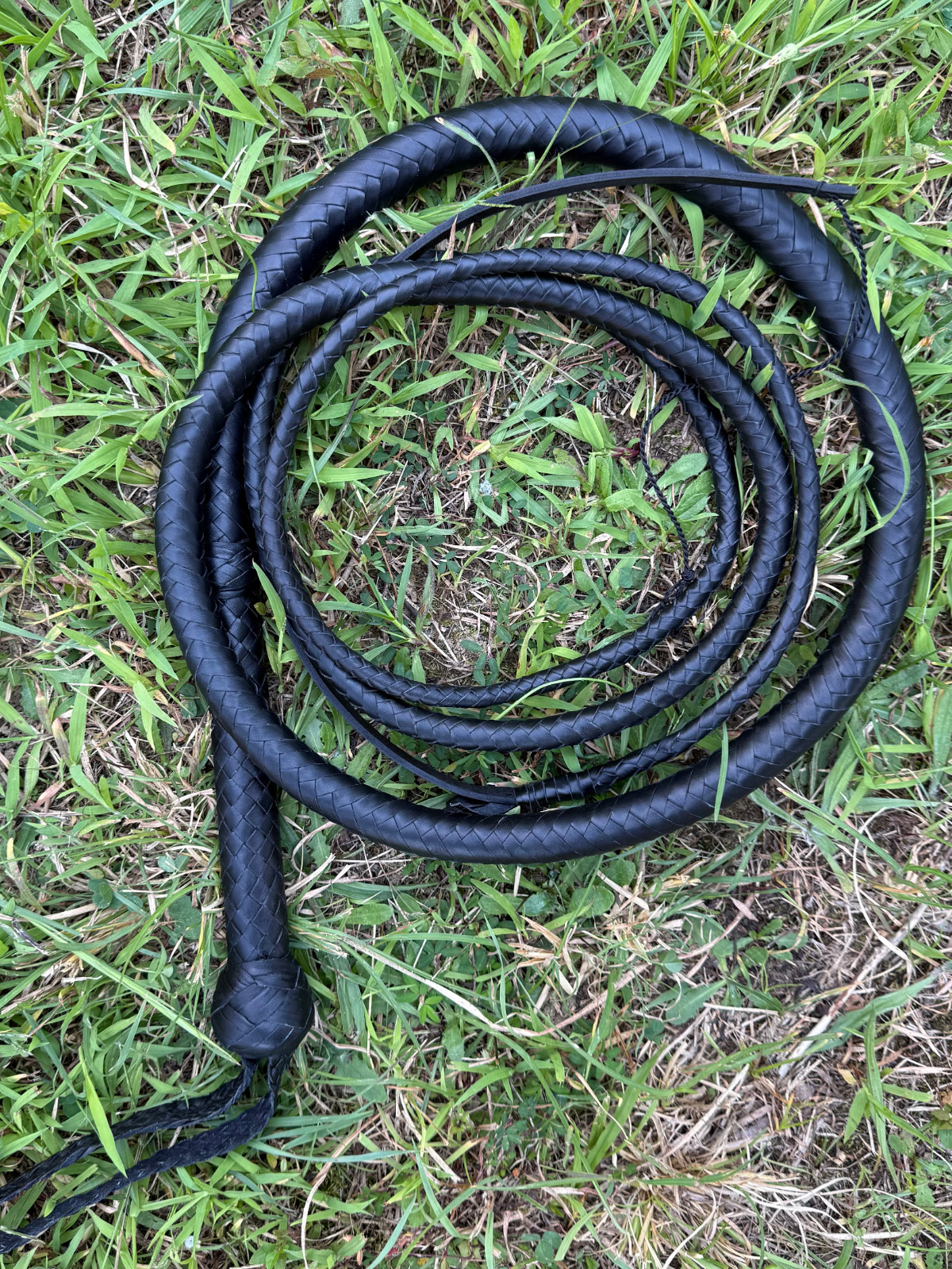 Kangaroo Hide Leather Bullwhip Braided Design Indiana Jones Style Whip 6 to 14ft