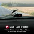 Laser Radar Detector Long Range False Alert Filter Display