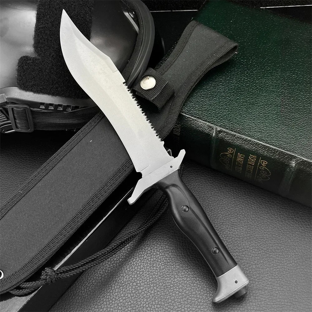 Bush Tactical Combat Survival Knife Fighting Bugout Emergency Fixed Blade Sharp