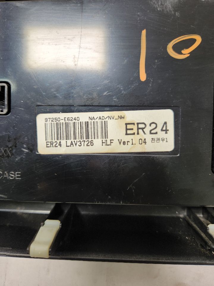 Used A/C Selector Switch fits: 2016 Hyundai Sonata w/o navigation automatic temp
