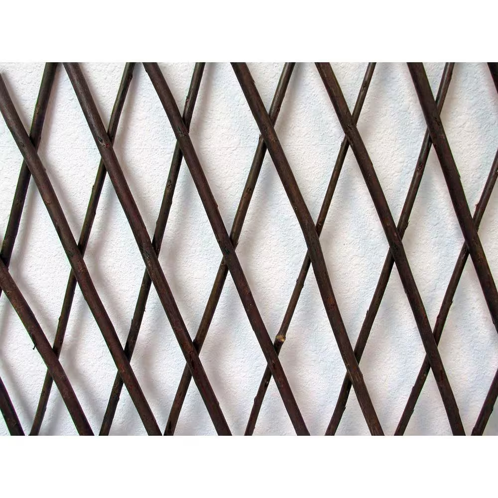 72 In. L X 48 In. H Willow Expandable Trellis Fence Set