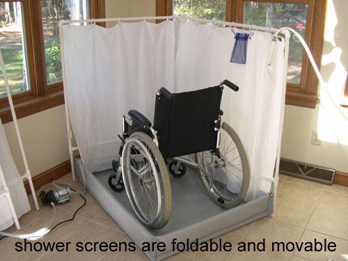 Portable Shower | Wheelchair-accessible Showers | LiteShower Standard Model