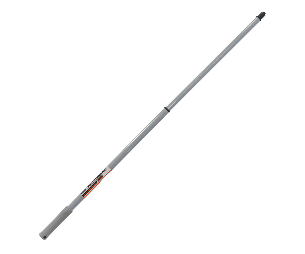 2 PC Telescoping Extension Pole – Adjustable 42"–78" with Threaded End for Paint