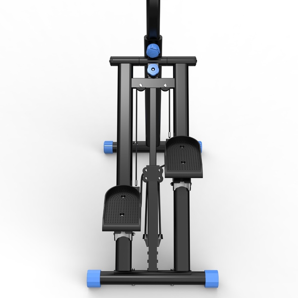 Folding Vertical Climber Step Machine Full Body Workout LCD Display Max 265lbs