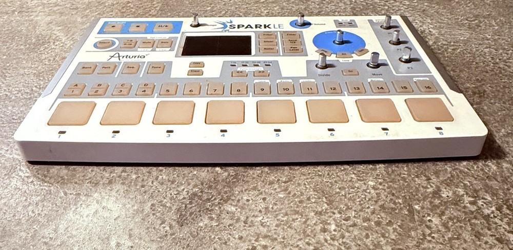 Arturia SparkLE Hybrid Drum Machine USB MIDI Controller WORKS No Encoder Knobs