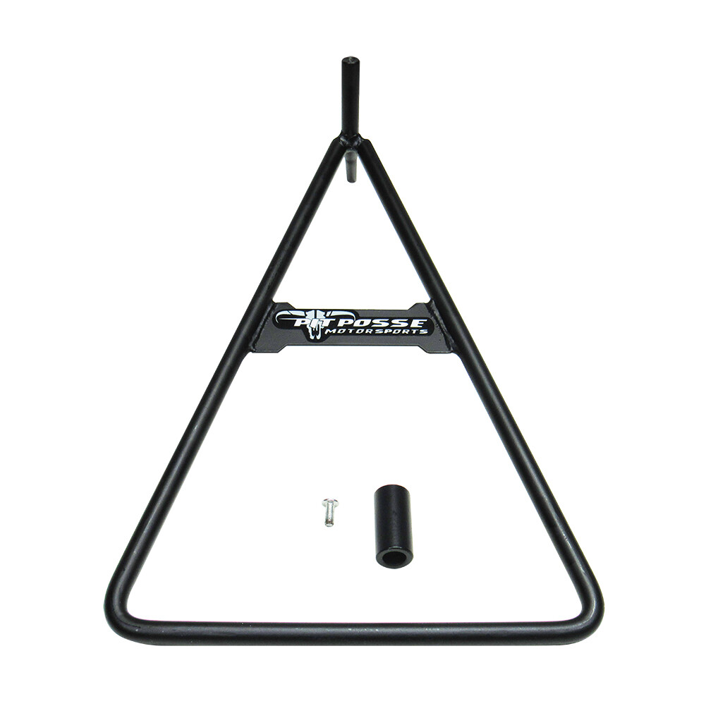 Pit Posse Universal Dirt Bike Triangle Side Stand Made of Steel Fits Rear Axle