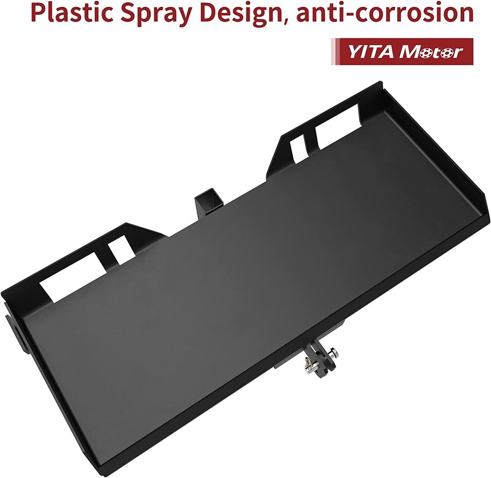 5/16" 2" Receiver Hitch Quick-Attach w/Adjustable Width Plate for Load Tractor