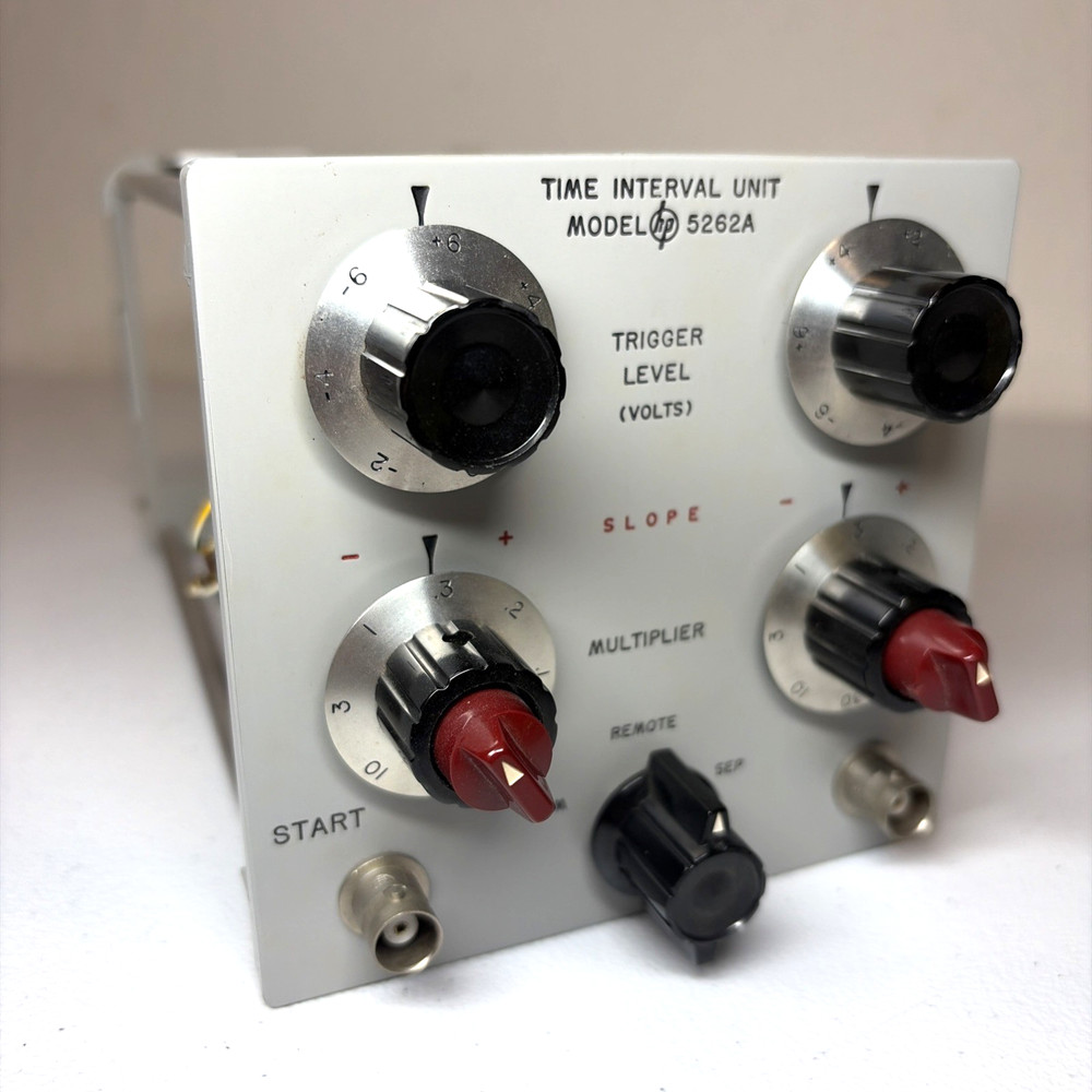 Hewlett-Packard HP Time Interval Unit Model 5262A Lightly Used