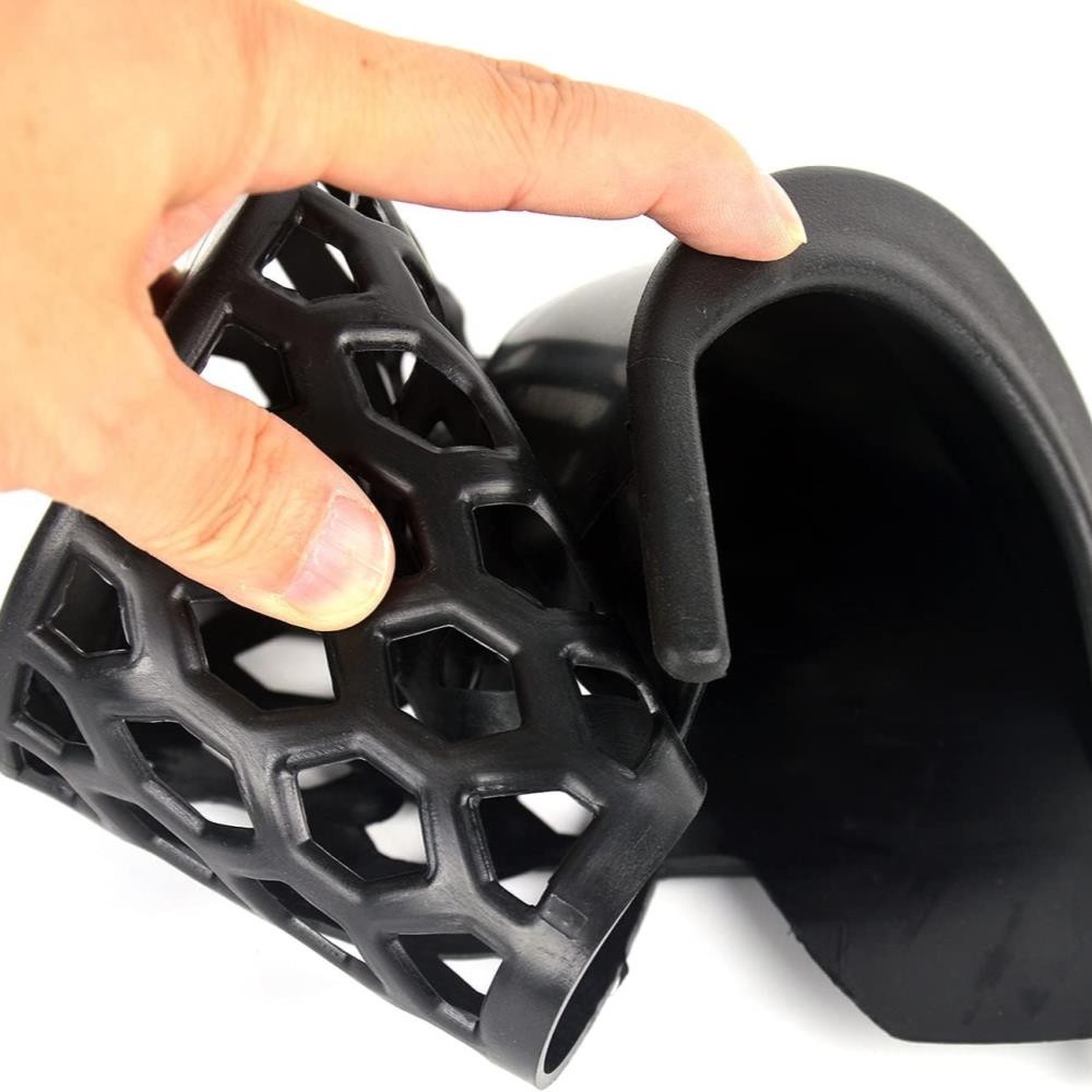 Pool Table Pockets Replacement Set Standard Size with Screws Black