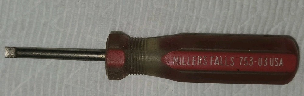 MILLERS FALLS 753-03 SCREWDRIVER