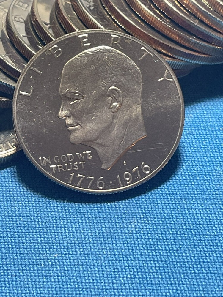 1976 S Proof Eisenhower Bicentennial “Ike Silver Dollar” type 2!