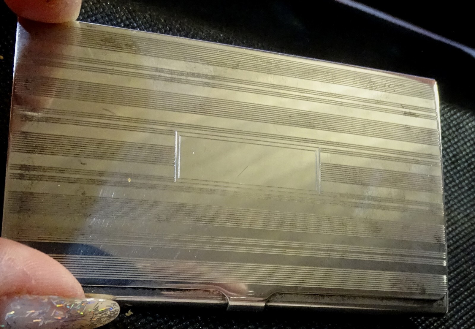 Reed & Barton Sterling Card Case "Diplomat" No Monogram or Removal 2oz.