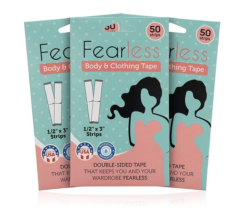 Fearless Body and Clothing Tape Double-Sided Tape for Fashion 50 Strips