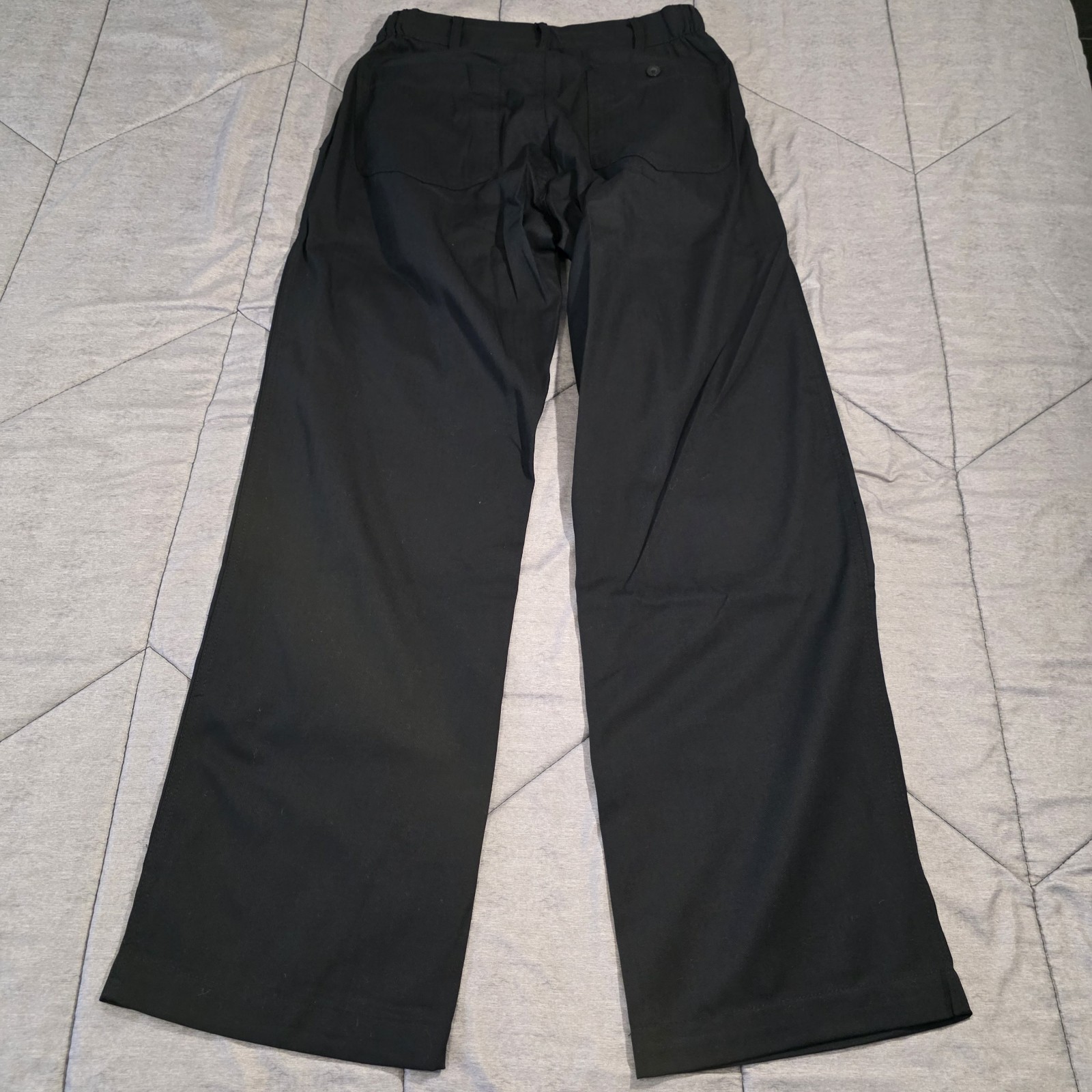 Chef Works Professional Series Chef Pants Mens Small Black Stretch PSER-BLK-S