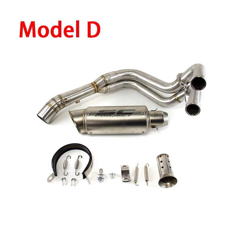 YZF R7 2021-2025 for Yamaha MT-07 Whole System Exhaust Header Pipe Muffler Tips