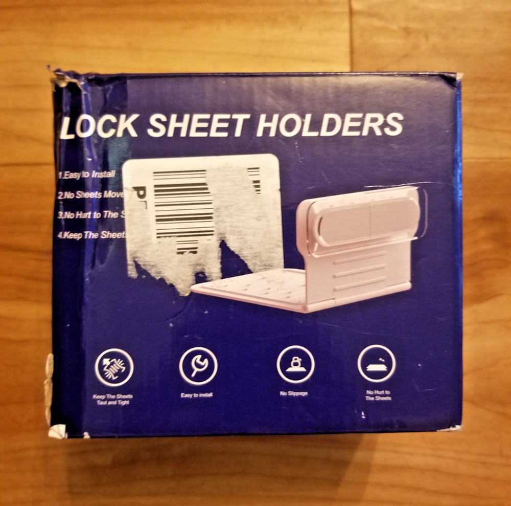 8 Pack Lock Sheet Holders Keep Sheets Tight