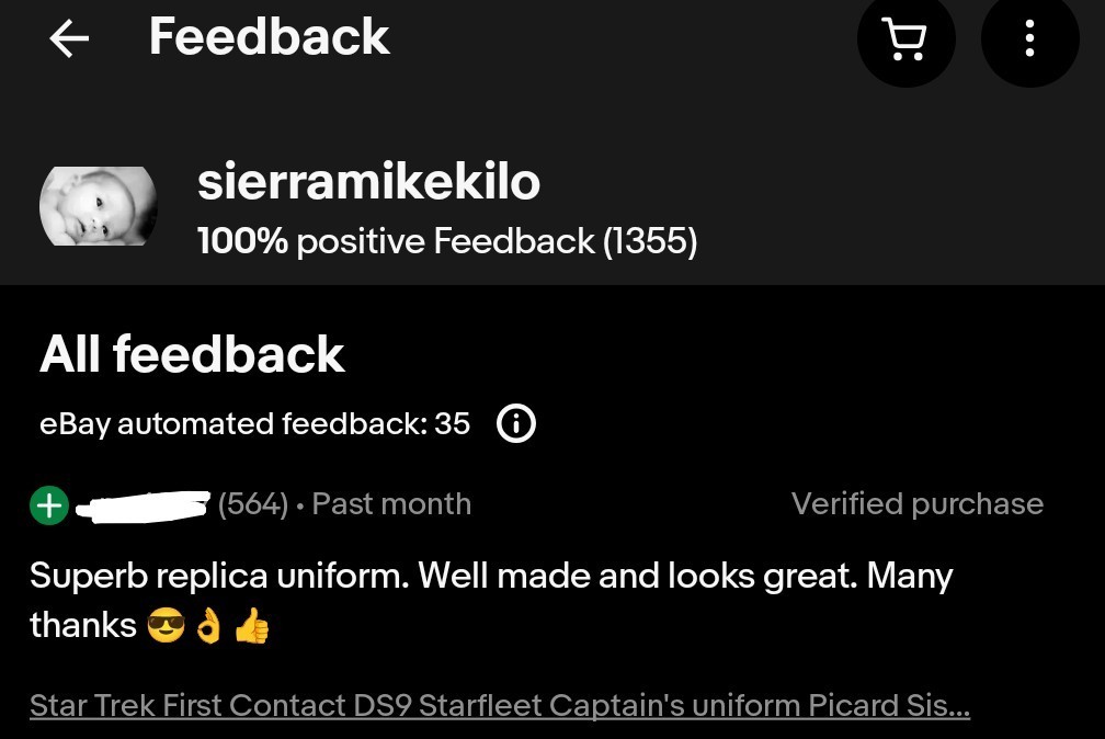 Star Trek First Contact DS9 Starfleet Captain's uniform Picard Sisko Costume