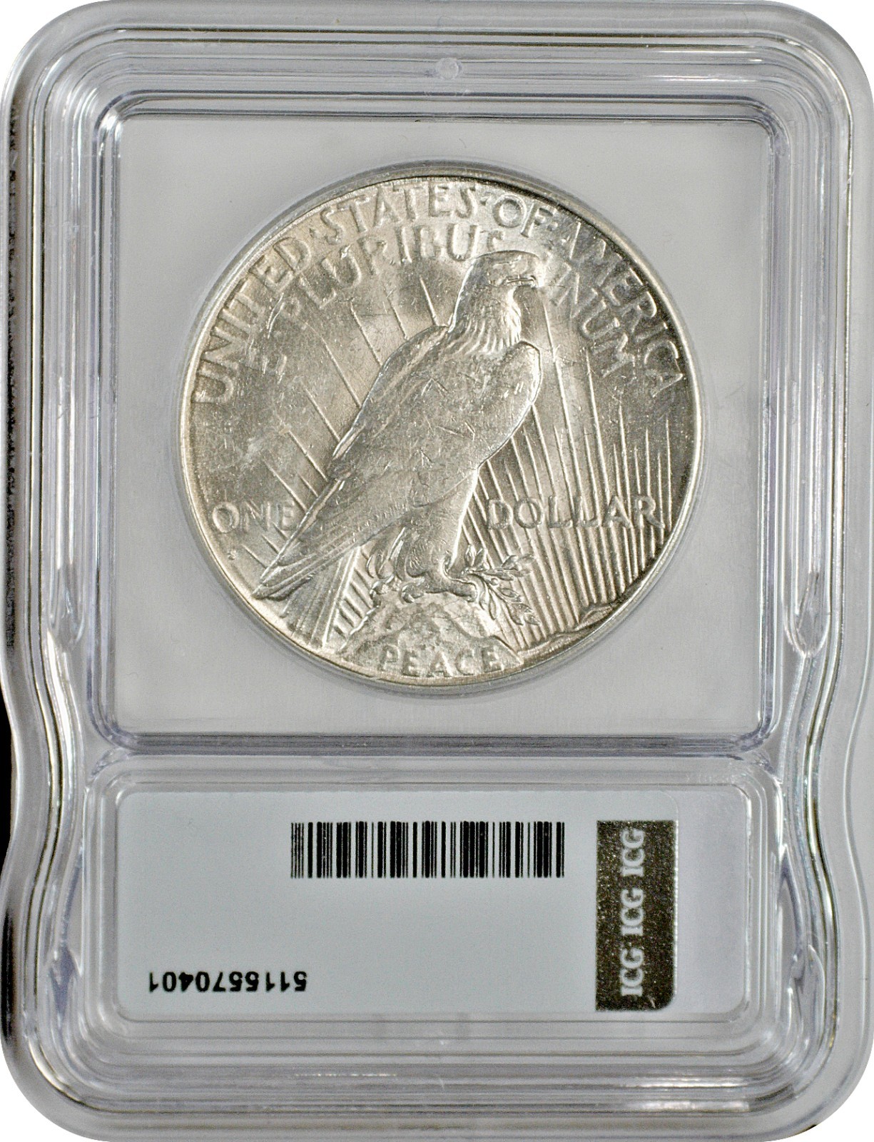 1928 S Peace Silver Dollar S$1 ICG MS61 Uncirculated