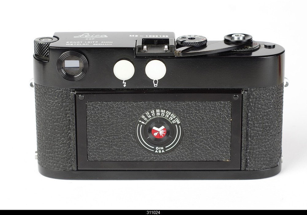 Leica M2 Black Paint Repaint Mint