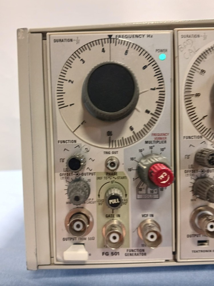 Tektronix TM 504 Unit w/ 2x FG 501 Function Generator, DM 502, DC 504 Modules