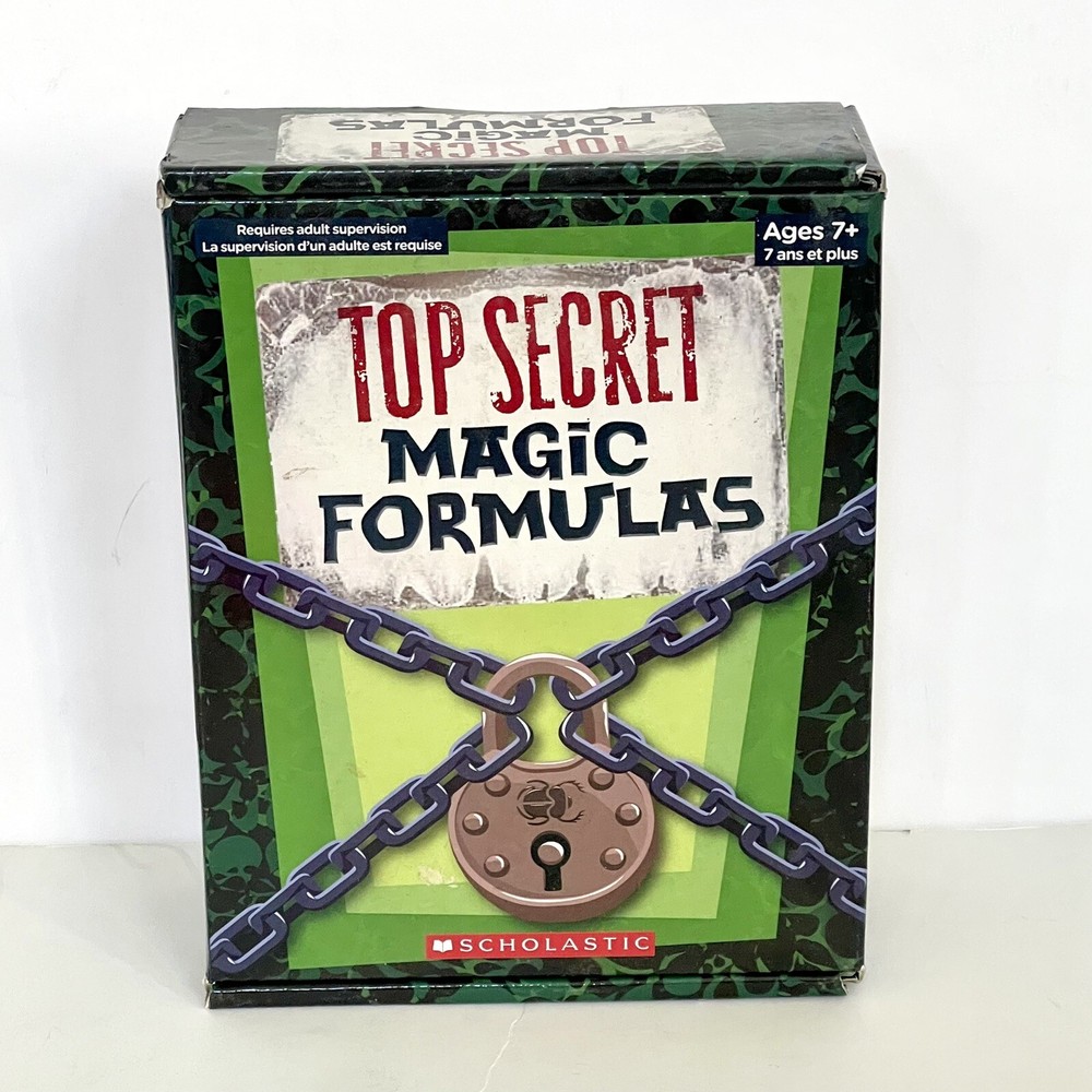 Scholastic Top Secret Magic Formulas Kit