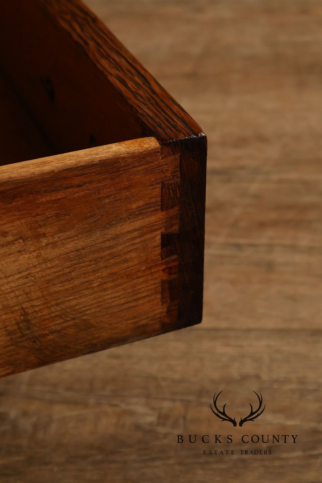 Antique Globe Three-Stack Barrister Bookcase With Base Drawer