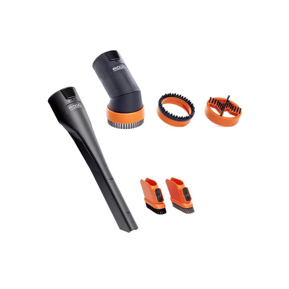 RIDGID 2-1/2 in. NXT Max Crevice Tool & Dusting Brush for Wet/Dry Vacs MAX2531